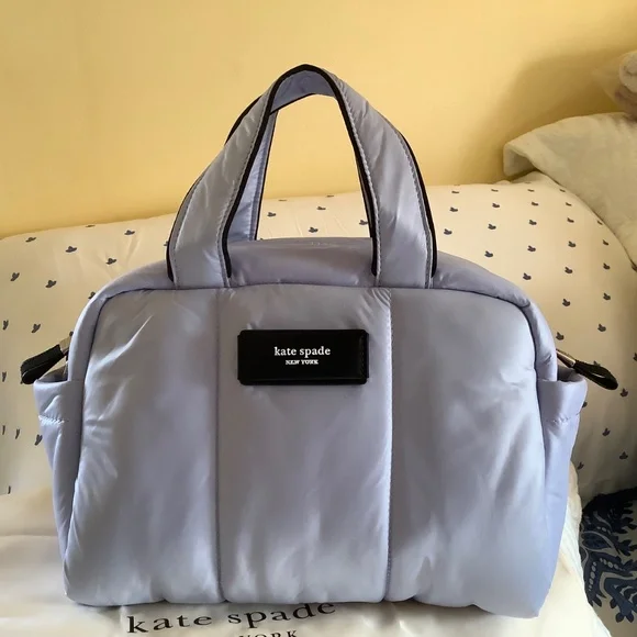 Kate Spade New York Choux Puffy Cross-Body Satchel Viola Flower OS - Picture 2 of 15